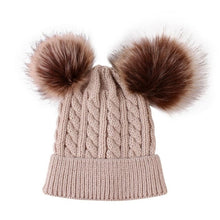 Load image into Gallery viewer, Cute Newborn Baby Winter Warm Hats Infant Kids Girls Boys Knit Hat With Pompom Ball Beanie Caps arrival Design Toddler Hats

