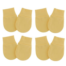 Load image into Gallery viewer, KLV 4 Pair/set Simple Cute Baby Knitting Mitten Newborn Anti-eat Hand Anti-Grab Face Protect Glove Baby Mitten
