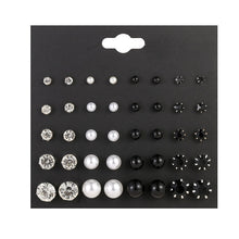 Load image into Gallery viewer, Luokey 2020 New Arrival Stud Earrings Set For Women Cute Rainbow Butterfly Flower Enamel Gold Stud Earrings Korean Charm Jewelry
