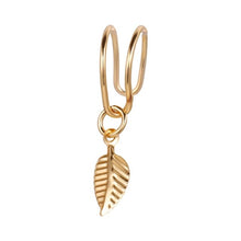 Load image into Gallery viewer, MeiLD Set Ear Cuff Gold Leaf Earcuff Clip On Earrings For Women Men Fashion Fake Cartilage Ear Jewelry
