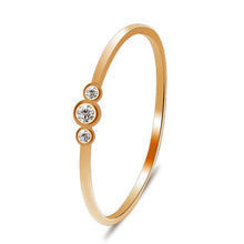 Load image into Gallery viewer, New Trendy Crystal Engagement Rings For Women Valentines Gifts Ring Simple elegant Female Bridal Wedding Jewelry
