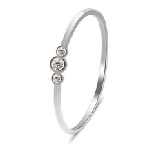 Load image into Gallery viewer, New Trendy Crystal Engagement Rings For Women Valentines Gifts Ring Simple elegant Female Bridal Wedding Jewelry
