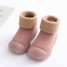 Load image into Gallery viewer, baby sock shoes for winter thick cotton animal styles cute baby floor shoes anti-slip first walkers 0-3 years
