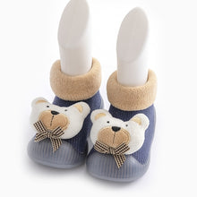 Load image into Gallery viewer, baby sock shoes for winter thick cotton animal styles cute baby floor shoes anti-slip first walkers 0-3 years

