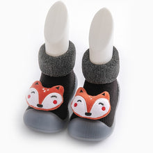 Load image into Gallery viewer, baby sock shoes for winter thick cotton animal styles cute baby floor shoes anti-slip first walkers 0-3 years
