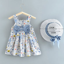 Load image into Gallery viewer, Melario Children's Clothing Baby Girl Clothes Summer Party Clothing for Girls Dress Cherry Dot Princess Dresses Bow Hat Outfits
