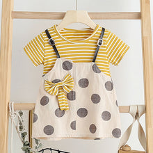 Load image into Gallery viewer, Melario Children's Clothing Baby Girl Clothes Summer Party Clothing for Girls Dress Cherry Dot Princess Dresses Bow Hat Outfits
