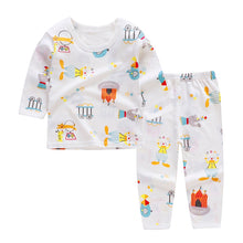 Load image into Gallery viewer, Cute Children's Autumn Pajamas Clothing Set Cartoon Boys &amp; Girls Sleepwear Suits Kids Long Sleeves Top + Pants Baby Home Clothes
