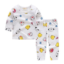Load image into Gallery viewer, Cute Children's Autumn Pajamas Clothing Set Cartoon Boys &amp; Girls Sleepwear Suits Kids Long Sleeves Top + Pants Baby Home Clothes

