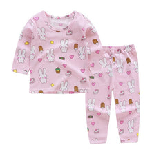Load image into Gallery viewer, Cute Children's Autumn Pajamas Clothing Set Cartoon Boys &amp; Girls Sleepwear Suits Kids Long Sleeves Top + Pants Baby Home Clothes
