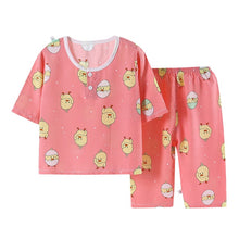 Load image into Gallery viewer, Cute Children's Autumn Pajamas Clothing Set Cartoon Boys &amp; Girls Sleepwear Suits Kids Long Sleeves Top + Pants Baby Home Clothes
