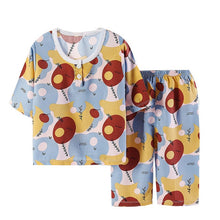 Load image into Gallery viewer, Cute Children's Autumn Pajamas Clothing Set Cartoon Boys &amp; Girls Sleepwear Suits Kids Long Sleeves Top + Pants Baby Home Clothes

