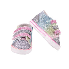 Load image into Gallery viewer, Doll Clothes Shoes Canvas Sequins Shoes For 18 Inch American&amp;43Cm Baby New Born Reborn Doll For Our Generation Christmas Girl`s
