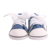Load image into Gallery viewer, Doll Clothes Shoes Canvas Sequins Shoes For 18 Inch American&amp;43Cm Baby New Born Reborn Doll For Our Generation Christmas Girl`s
