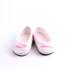Load image into Gallery viewer, Doll Clothes Shoes Canvas Sequins Shoes For 18 Inch American&amp;43Cm Baby New Born Reborn Doll For Our Generation Christmas Girl`s

