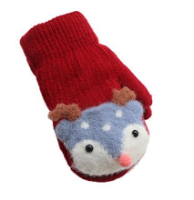 Load image into Gallery viewer, Baby New Cute Deer Gloves with Sound Winter Knit Wool Newborn Mittens Velvet Thick Children Kids Keep Finger Warm 0-4 Years Old
