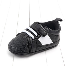 Load image into Gallery viewer, New newborn baby boy shoes Pink stripe Patch Casual soft bottom non-slip breathable new born baby girls Infant toddler shoes
