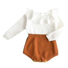 Load image into Gallery viewer, Newborn Baby Girl Clothing Rompers Wool Knitting Tops Long Sleeve Romper Warm Outfits Clothes Baby Girls
