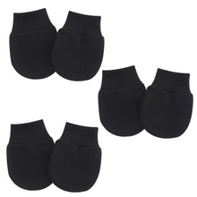 Load image into Gallery viewer, 3 Pair/Set Baby Gloves 0-6 Month Newborn Infant Anti-grab Glove Foot Cover Thin New
