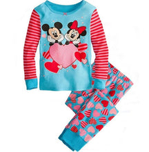 Load image into Gallery viewer, Autumn Children's Clothing Sets Sleepwear Clothes Kids Mickey Collection Pajamas Set Baby Girls Pijamas Minnie Pyjamas
