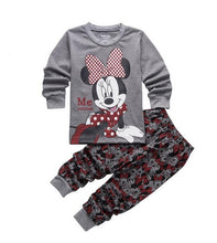 Load image into Gallery viewer, Autumn Children's Clothing Sets Sleepwear Clothes Kids Mickey Collection Pajamas Set Baby Girls Pijamas Minnie Pyjamas
