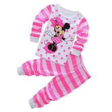 Load image into Gallery viewer, Autumn Children's Clothing Sets Sleepwear Clothes Kids Mickey Collection Pajamas Set Baby Girls Pijamas Minnie Pyjamas
