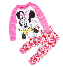 Load image into Gallery viewer, Autumn Children's Clothing Sets Sleepwear Clothes Kids Mickey Collection Pajamas Set Baby Girls Pijamas Minnie Pyjamas
