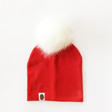 Load image into Gallery viewer, Autumn Winter Boy Girl Faux Raccoon Fur Cotton Kids Caps Baby Beanie Hats With Pompon Children's Accessories
