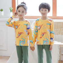 Load image into Gallery viewer, Baby Kids Pajamas Sets Cotton Boys Sleepwear Suit Autumn Girls Pajamas Long Sleeve Pijamas Tops+Pants 2pcs Children Clothing
