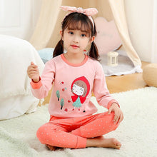 Load image into Gallery viewer, Baby Kids Pajamas Sets Cotton Boys Sleepwear Suit Autumn Girls Pajamas Long Sleeve Pijamas Tops+Pants 2pcs Children Clothing

