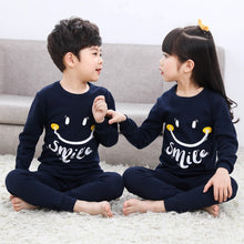 Load image into Gallery viewer, Baby Kids Pajamas Sets Cotton Boys Sleepwear Suit Autumn Girls Pajamas Long Sleeve Pijamas Tops+Pants 2pcs Children Clothing
