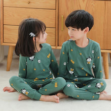 Load image into Gallery viewer, Baby Kids Pajamas Sets Cotton Boys Sleepwear Suit Autumn Girls Pajamas Long Sleeve Pijamas Tops+Pants 2pcs Children Clothing
