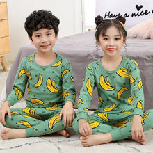 Load image into Gallery viewer, Baby Kids Pajamas Sets Cotton Boys Sleepwear Suit Autumn Girls Pajamas Long Sleeve Pijamas Tops+Pants 2pcs Children Clothing
