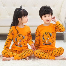 Load image into Gallery viewer, Baby Kids Pajamas Sets Cotton Boys Sleepwear Suit Autumn Girls Pajamas Long Sleeve Pijamas Tops+Pants 2pcs Children Clothing
