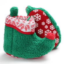 Load image into Gallery viewer, 2020 New Christmas Baby Shoes Baby Boys Girls Winter Warm Santa Claus First Walkers Cute Xmas Baby Boots DS9
