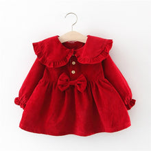 Load image into Gallery viewer, Melario Newborn Baby Girl Dress Autumn Princess Dresses for Kids Dress Cartoon Baby Dress With Bag Infant Clothing Toddler Dress
