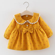 Load image into Gallery viewer, Melario Newborn Baby Girl Dress Autumn Princess Dresses for Kids Dress Cartoon Baby Dress With Bag Infant Clothing Toddler Dress
