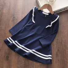 Load image into Gallery viewer, Bear Leader Girls Dress New Brand Baby Girls Blouse Rabbit Ears Hooded Ruched Long Sleeve Children Clothing Dress Girls Clothes
