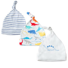 Load image into Gallery viewer, 3pcs Per Lot Baby Hats 100% Cotton Printed Baby Hats &amp; Caps For 0-6 Months Newborn Baby Accessories Dropshipping KF268
