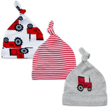 Load image into Gallery viewer, 3pcs Per Lot Baby Hats 100% Cotton Printed Baby Hats &amp; Caps For 0-6 Months Newborn Baby Accessories Dropshipping KF268
