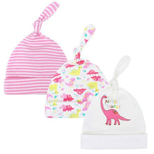 Load image into Gallery viewer, 3pcs Per Lot Baby Hats 100% Cotton Printed Baby Hats &amp; Caps For 0-6 Months Newborn Baby Accessories Dropshipping KF268
