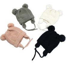 Load image into Gallery viewer, 3 Sizes Baby Hats 0-2 Years Boys Girls Hats Kids Winter Hats Bonnet Enfant Hat For Children Baby Muts Dropshipping KF744
