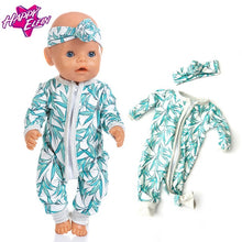 Load image into Gallery viewer, New fashion Jumpsuits Fit For 43cm Zapf Born Baby Doll 17inch Born Babies Doll Clothes
