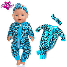 Load image into Gallery viewer, New fashion Jumpsuits Fit For 43cm Zapf Born Baby Doll 17inch Born Babies Doll Clothes
