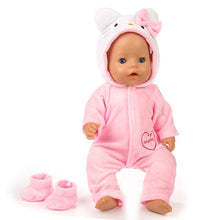 Load image into Gallery viewer, New fashion Jumpsuits Fit For 43cm Zapf Born Baby Doll 17inch Born Babies Doll Clothes
