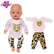 Load image into Gallery viewer, New fashion Jumpsuits Fit For 43cm Zapf Born Baby Doll 17inch Born Babies Doll Clothes
