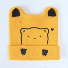 Load image into Gallery viewer, 2020 New Fashion Children Winter Hats Baby Kids Girl Solid Knitted Beanies Caps Hair Ball Thick Baby Boys Girls Winter Warm Hat

