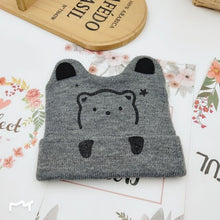 Load image into Gallery viewer, 2020 New Fashion Children Winter Hats Baby Kids Girl Solid Knitted Beanies Caps Hair Ball Thick Baby Boys Girls Winter Warm Hat
