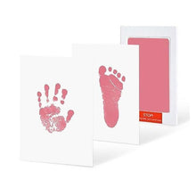 Load image into Gallery viewer, Baby Footprints Handprint Ink Pads Pet Paw Prints Souvenir Safe Non-toxic Ink Pads Kits for Baby Pet wholesale Dropshipping
