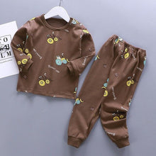 Load image into Gallery viewer, Autumn Pajamas For Children Long Sleeve Cotton Blend Suit Cartoon Animal Clothing Baby Pyjamas Set Sleepwear Free Octopus Dolls
